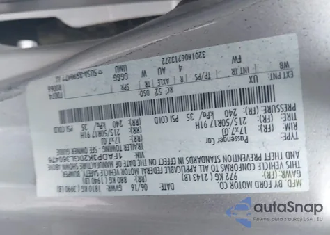 2016 Ford Focus Se from USA, damaged, VIN 1FADP3K20GL360476